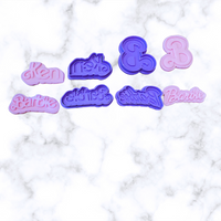 Ken Name Doll Cookie Cutter & Fondant Debosser