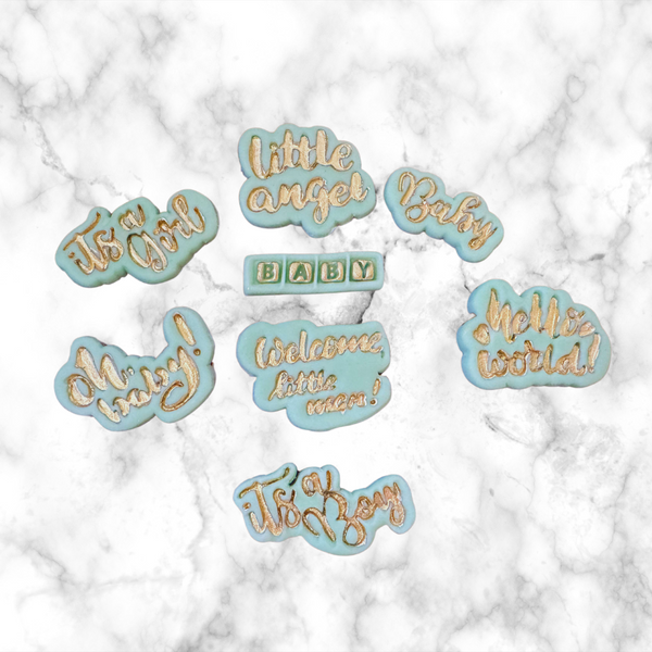 Baby cookie cutter & stamp / fondant cutters