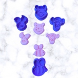 Honey Bear and friends cookie cutters +stamps