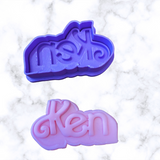 Ken Name Doll Cookie Cutter & Fondant Debosser