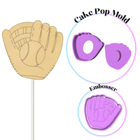 Baseball Mitt Cakepop Mold & Embosser