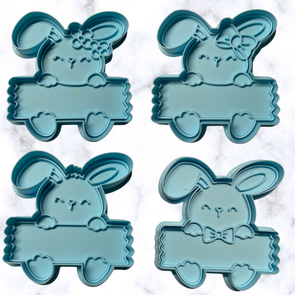 Easter Bunny Cookie Cutters 4 to choose from