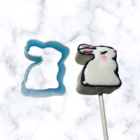 Easter Bunny  3 in 1  Cake Pop Cutter, Fondant Cutter, Cookie Cutter, all in one