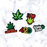 420 Weed  Charms Shoe Charms 5pc