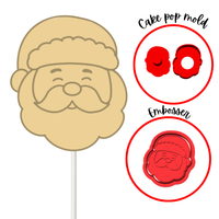 Santa Clause Christmas  Cake Pop Mold