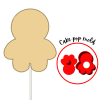 Gingerbread Man Christmas Cake Pop Mold