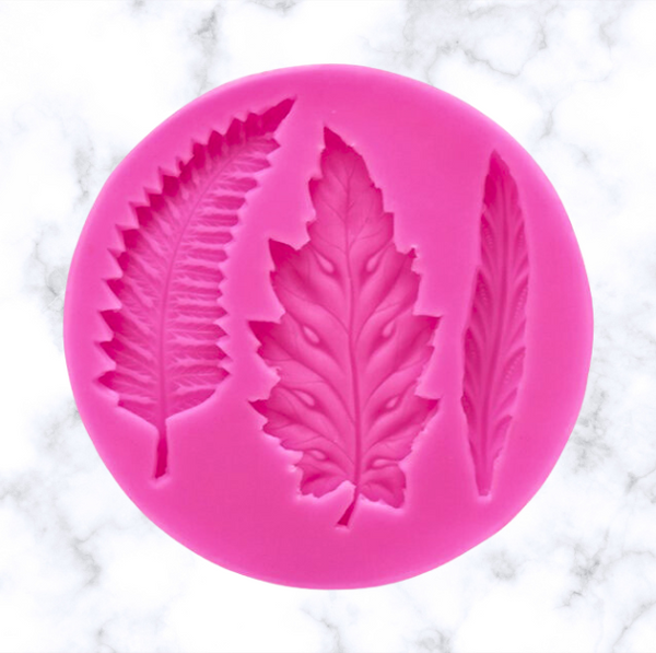 3pc Leaf Variety Silicone Mold