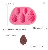 Pine Cone Silicone Mold