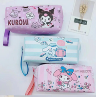 Sanrio+ Kawaii Kuromi, Cinnamoroll, Melody Storage  Pencil Bag Single-Layer