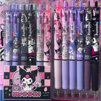 6Pcs/Set HK  Kuro- Kitty  Hk 0.5mm Gel Pens Set