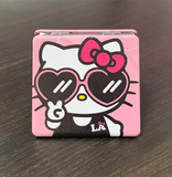 Cute Cat HK  Mirror Portable Small Mirror Portable Folding Mirrors Double-Sided