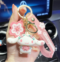 Cute Cat HK  Keychains w/ Strap