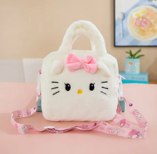 Hk Kitty and friends Plush Shoulder Bag