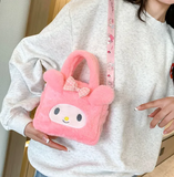 Hk Kitty and friends Plush Shoulder Bag