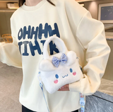 Hk Kitty and friends Plush Shoulder Bag