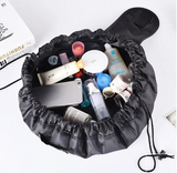 Drawstring  Makeup Storage Bag Women Portable Travel Black Large Capacity Portables Handbag Storage-Bags Trendy