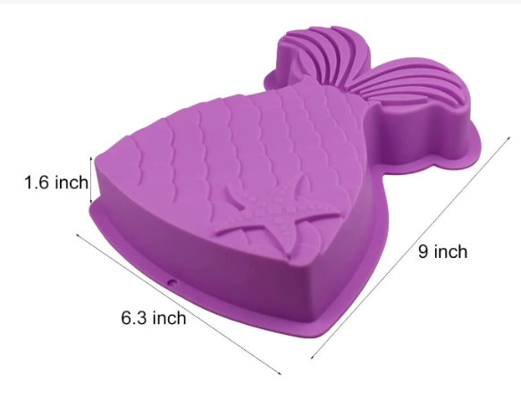 Mermaid Tail Breakable Silicone Mold