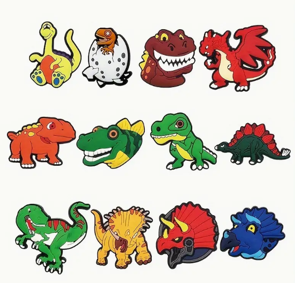 Dinosaur Shoe Charms Decoration, charms for boys