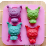 Cute HK Rabbit Friend silicone molds