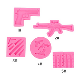 Gun Silicone Mold,  Guns Silicone Mold Bundle