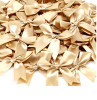 12 ct Antique Gold  Bow Satin Ribbon