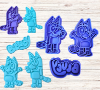 Heeler Dog Family 3 pcs set cookie cutter