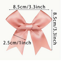 12 Ct Red Bow Satin Ribbon