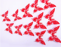 3D Butterfly Wall Decor 12 Pcs 3 Styles 3 Sizes, Butterfly Decorationscake topper