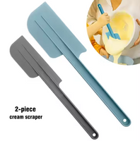 2Pcs 10/12inch Silicone Spatulas,