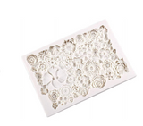 Flower Lace Embossed Mat  Silicone Mold