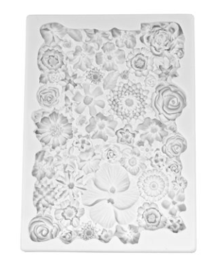 Flower Lace Embossed Mat  Silicone Mold