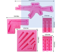 Gun Silicone Mold,  Guns Silicone Mold Bundle