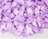 12 Ct Lavender Bow Satin Ribbon