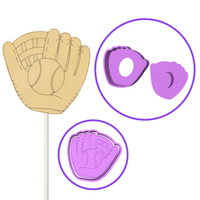 Baseball Mitt Cakepop Mold & Embosser