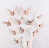 3D Butterfly Wall Decor 12 Pcs 3 Styles 3 Sizes, Butterfly Decorationscake topper