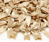 12 ct  Gold  Bow Satin Ribbon