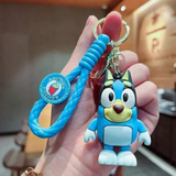 Cute Cat and Friends  Keychain Pendant Holder