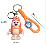 Cute Cat and Friends  Keychain Pendant Holder