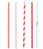 Red Assorted Paper Straws*