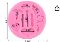 Heart RN Stethoscope Silicone Mold