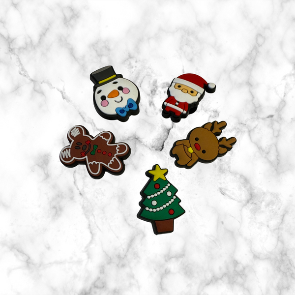 Santa & Friends Shoe Charms