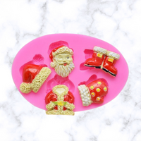 Santa Claus Christmas Silicone Mold