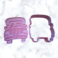 Mini Sign Love Shack, Mini Love Camper,  Mini XOXO pickup  Full of Love  Pickup Cookie  Cutter and Stamp
