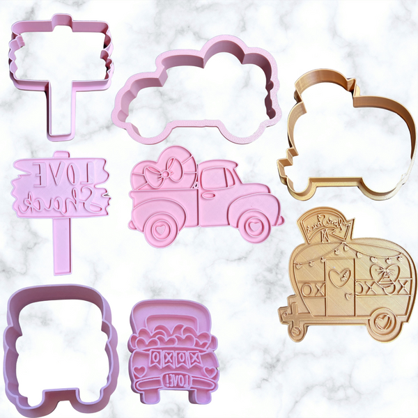 Valentine Complete Collection Mini Cookie Cutters and Embossers Set –  Baking Treasures Bake Shop