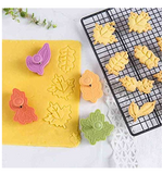 4 pc Leaf cookie PLUNGERS