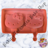 Hello Kitty Popsicle  Silicone Mold
