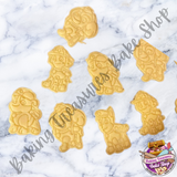 Paw patrol cookie cutter cookie