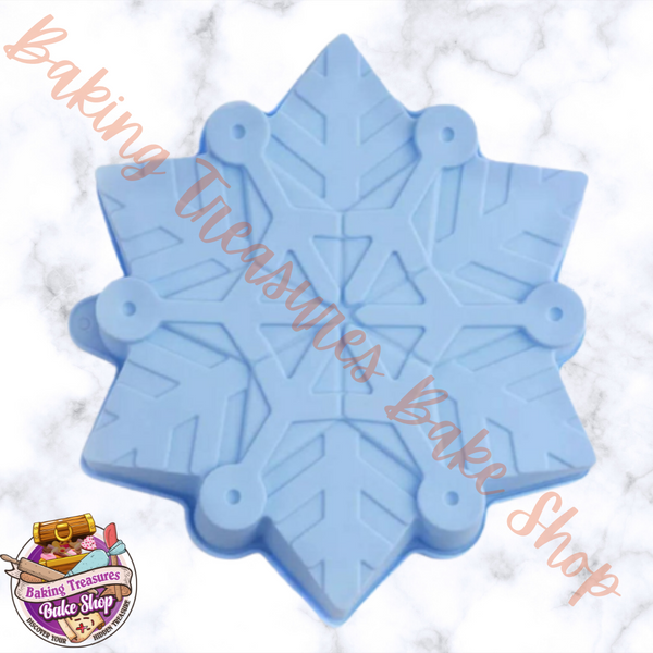 Large Snowflake Silicone Mold – Baking Treasures Bake Shop