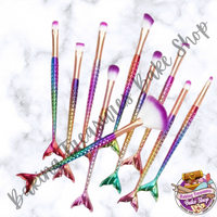 Mermaid Holographic Brushes 10pc