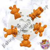 5 Little Bears Silicone Mold